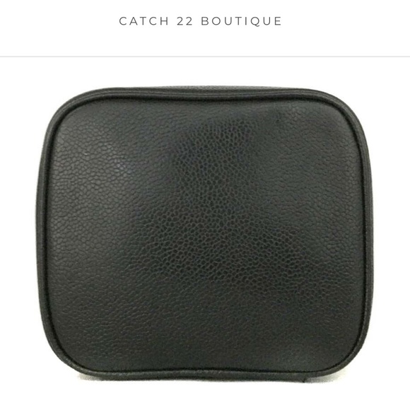 Chanel Black Caviar Top Handle Zip-Around Tall Vanity Bag - Picture 9 of 15